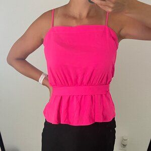Hot pink tank top